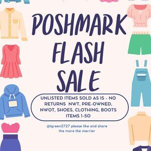 Poshmark Flash Sale Unlisted Items